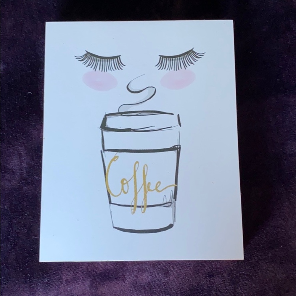 “Coffee” wall box decal